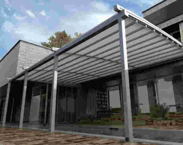 Retractable Roof - Curved Oztech Retractable Roof