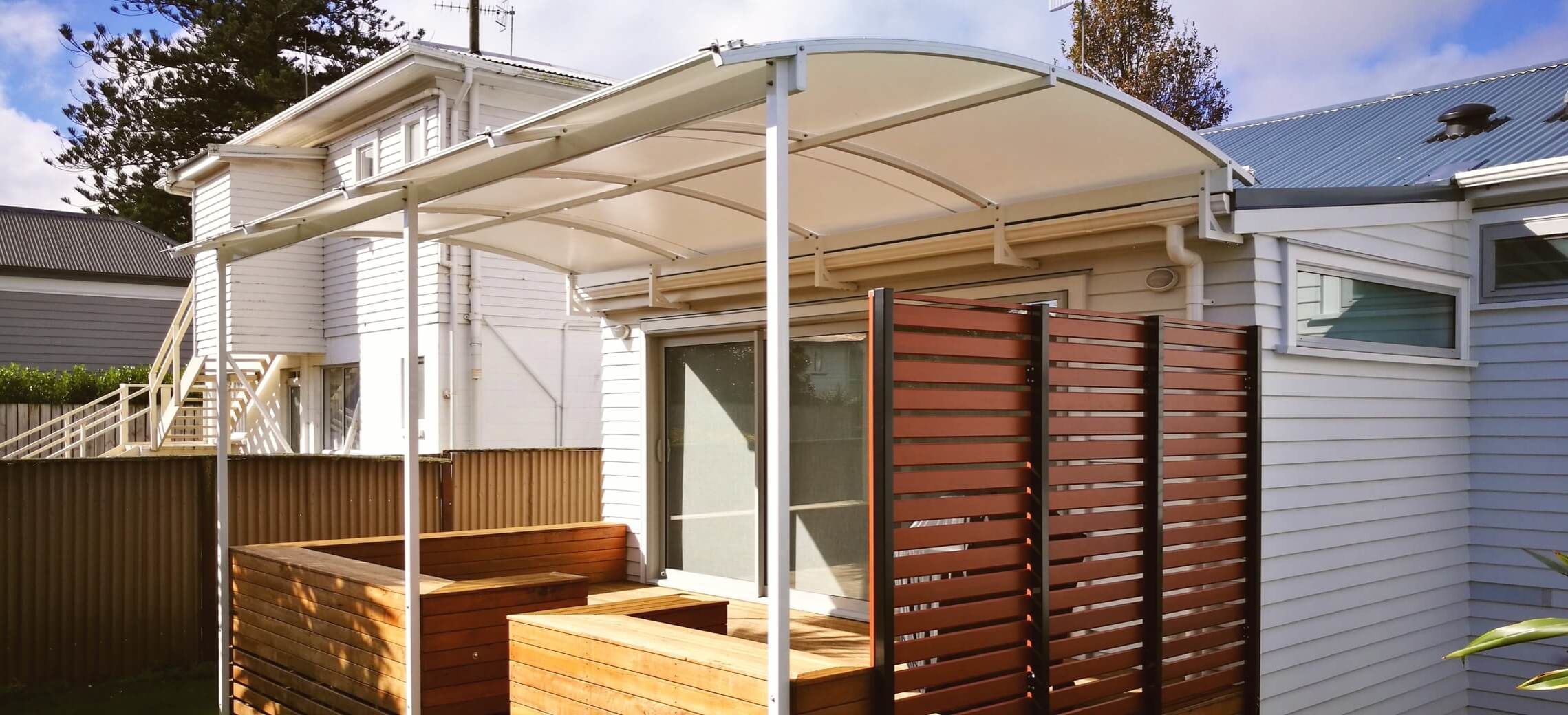 Fixed Frame Patio Awnings Cover Corp