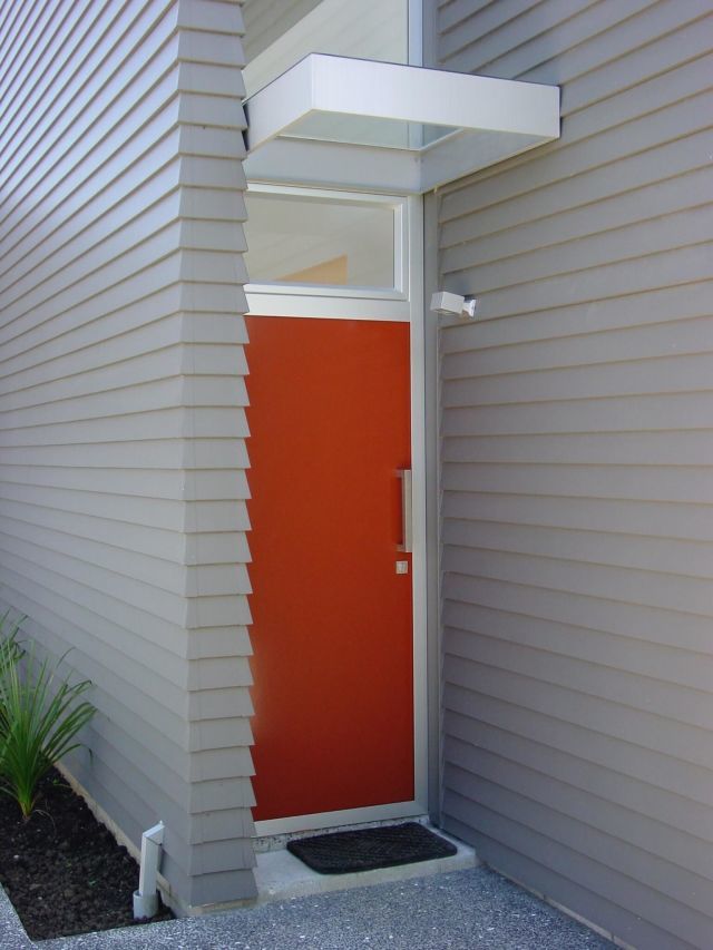 Fixed Frame Awnings - Contemporary Box over single entrance door with Glass top copy.jpg