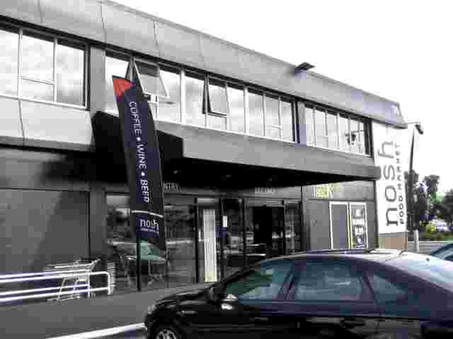 Fixed Frame Awnings - Fixed Frame wedge awning over Food market entrance in Auckland copy.jpg