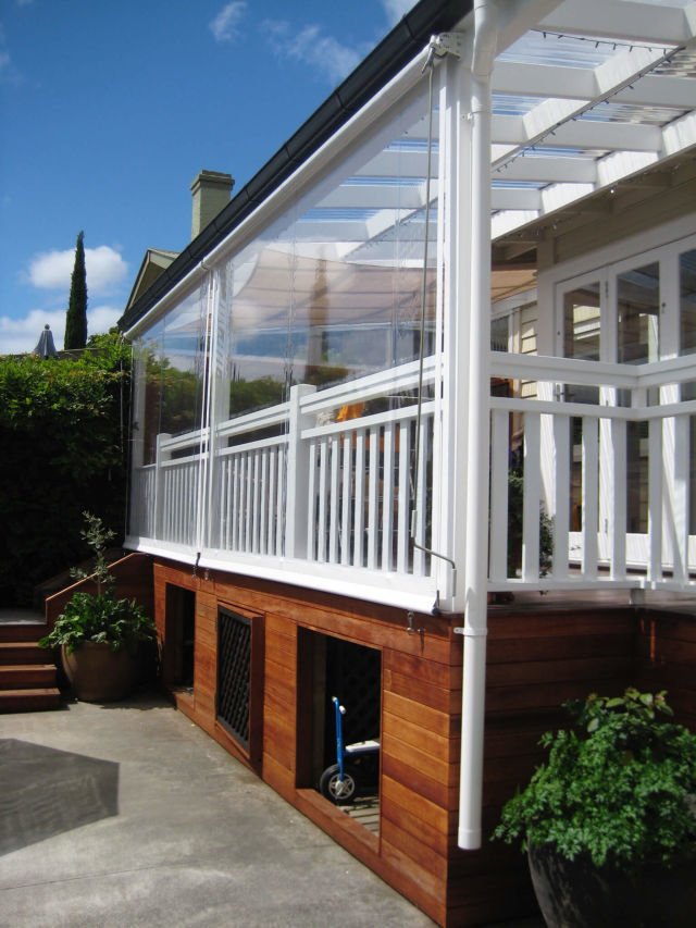 Patio Screens - Standard Patio screen on timber pergola in Pt Chevalier 2 copy.jpg